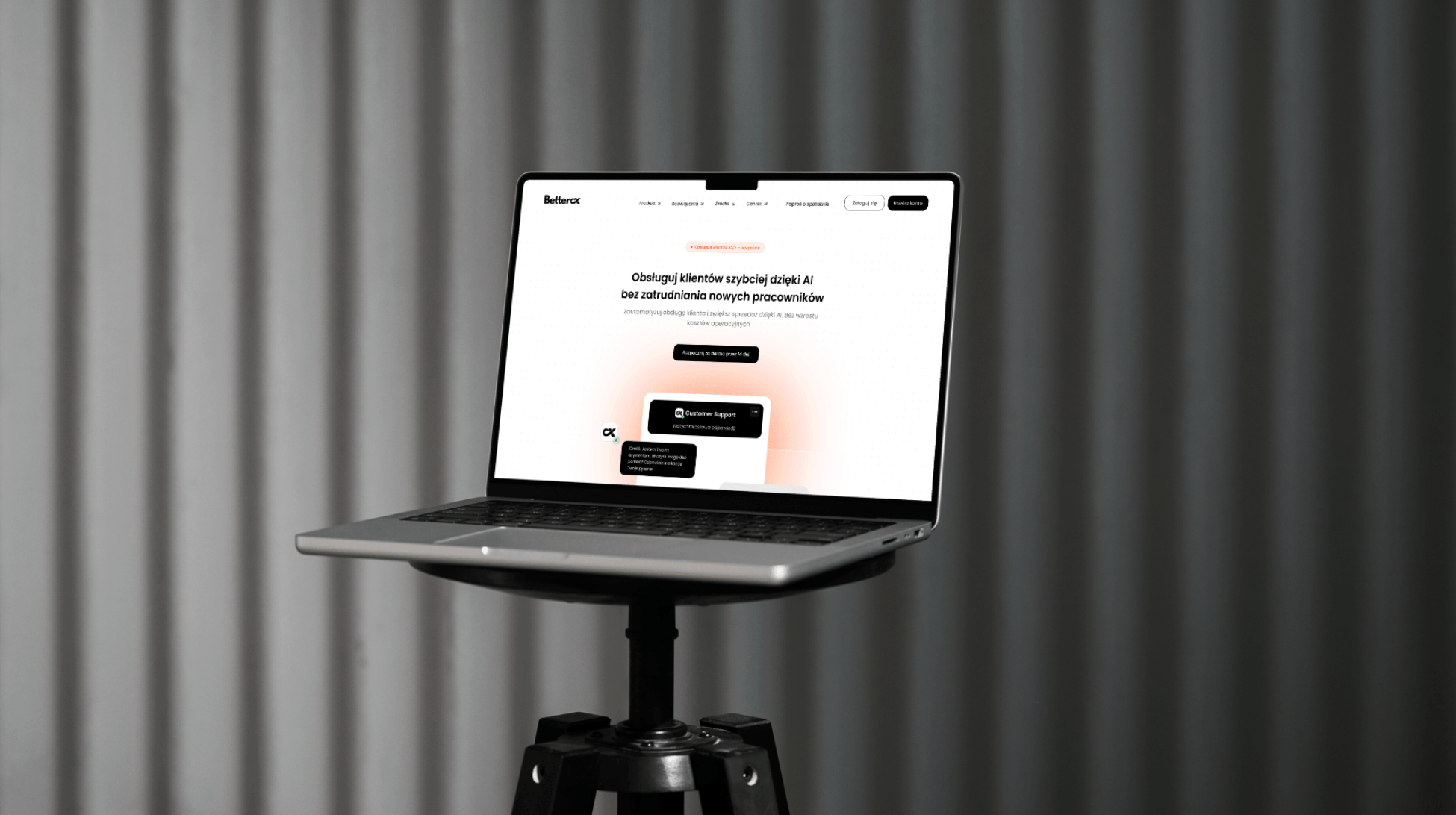 BetterCX: branding i landing page