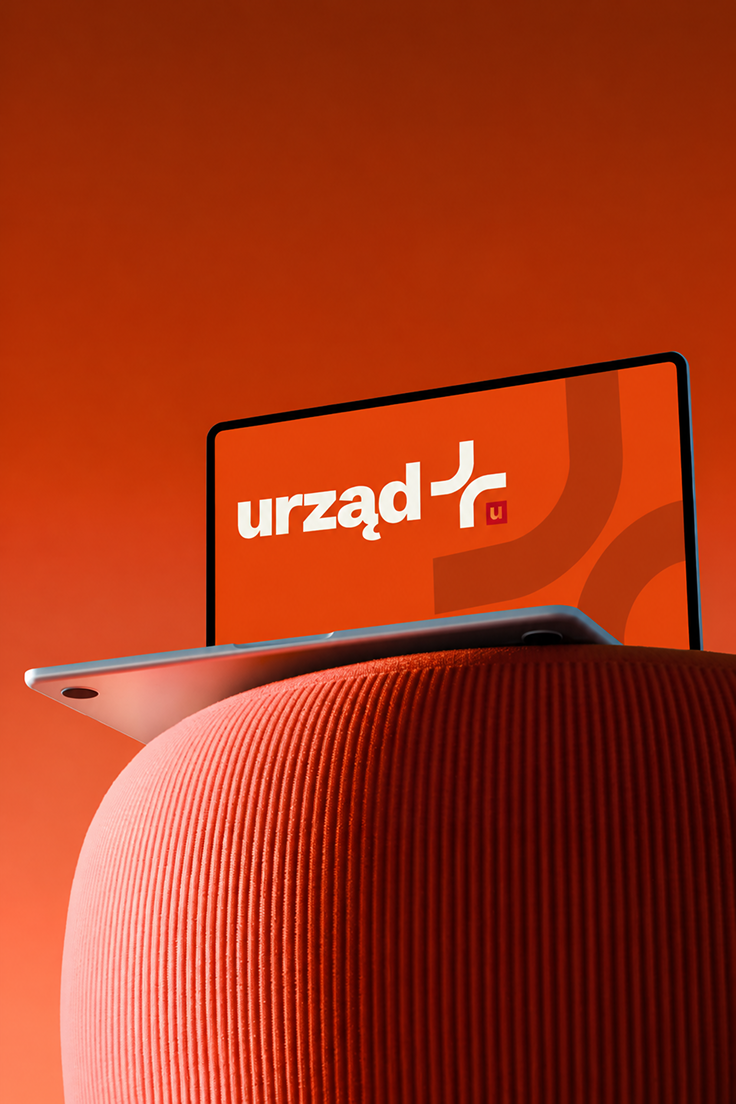 Urząd+: logotype and brand mark