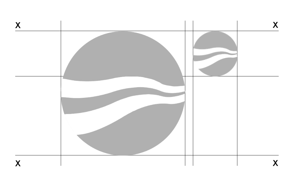 Dune Hotel: siatka konstrukcyjna logotypu