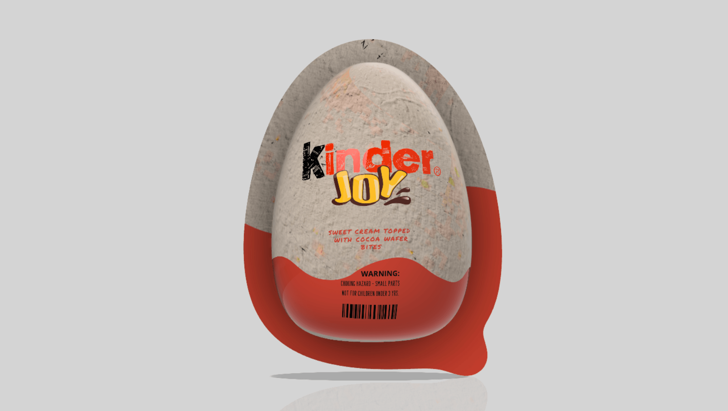 Kinder Joy: koncept finalnego opakowania z nadrukiem