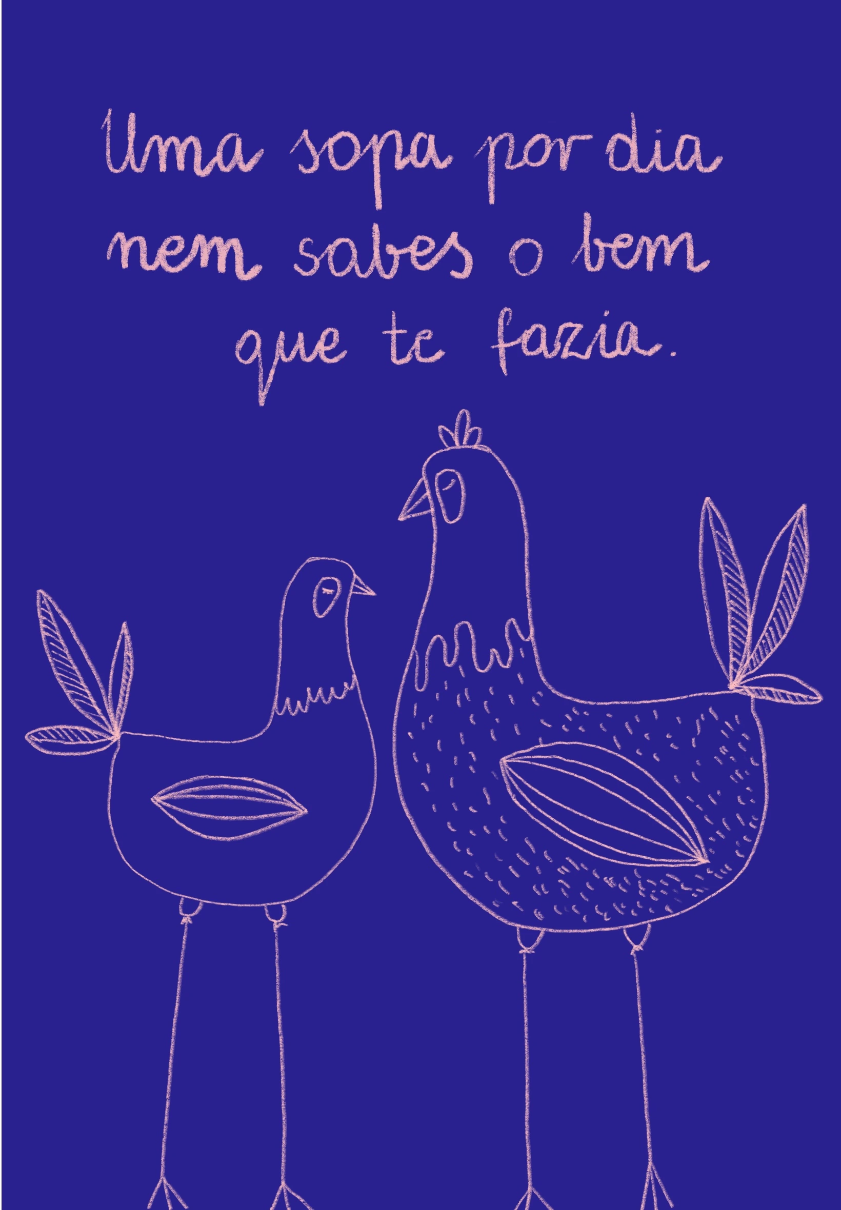Uma sopa por dia: okladka portugalska