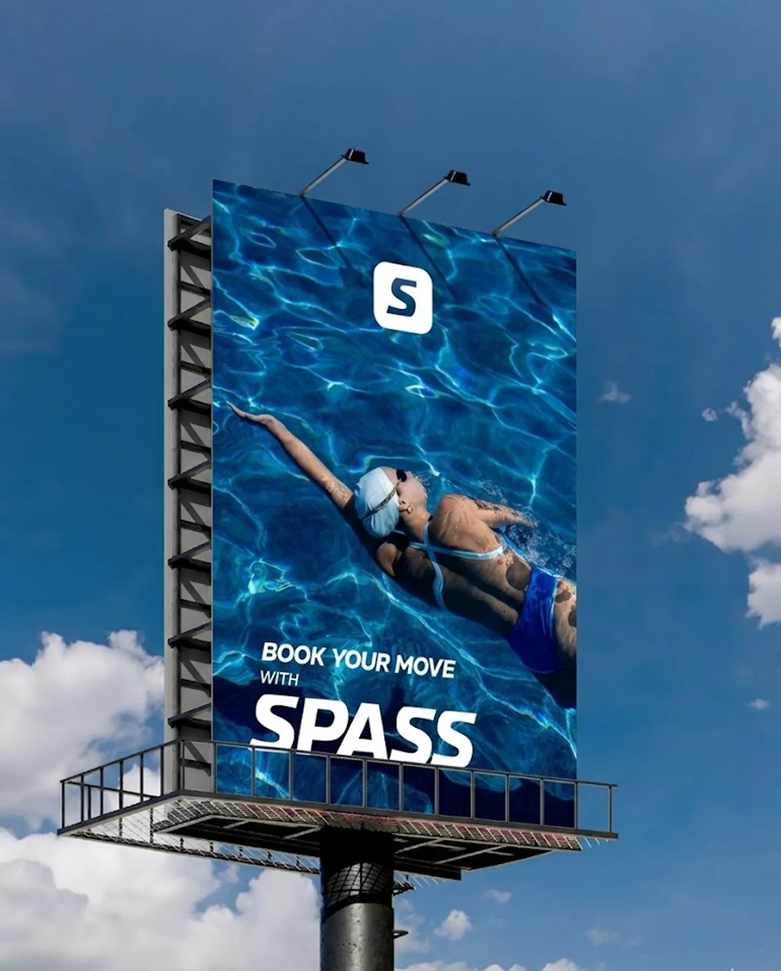 SPASS: billboard z kampanią Book your move