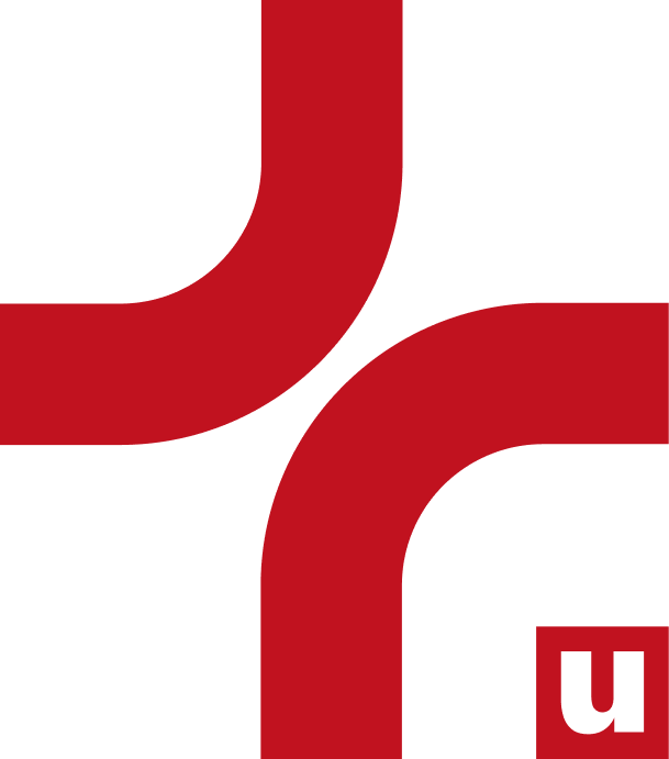 Urząd+: sygnet w kolorze czerwonym