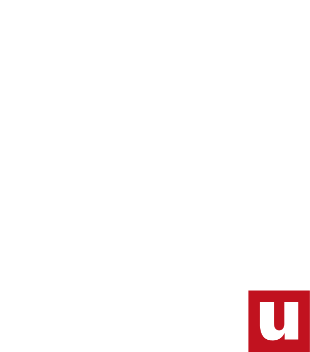 Urząd+: biały sygnet z czerwonym akcentem na granatowym tle